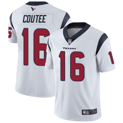 Houston Texans Limited White Men Keke Coutee Road Jersey NFL Football #16 Vapor Untouchable